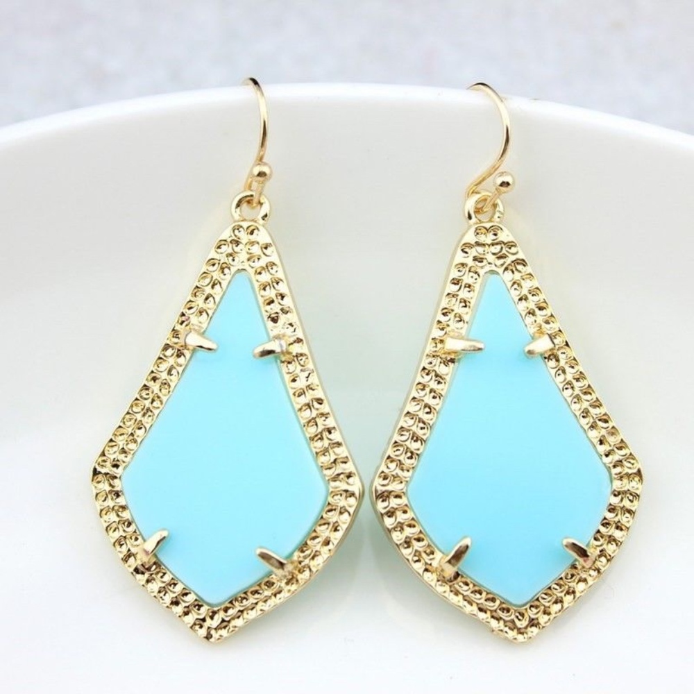 Womens Earrings kite gold Hook Dangle Boho